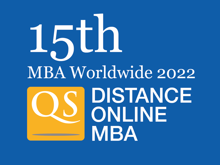 QS distance online MBA 15th MBA Worldwide 2022